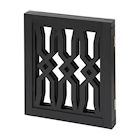 Alternate Image 4 for ETNA Freestanding Wood Pet Gate - Twist Design 3-Panel Tri Fold Dog Fence for Doorways, Stairs - Indoor/Outdoor Pet Barrier - Black 48'W x 19' Tall