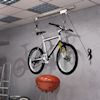 Great Working Tools Rail Bike Hoist - Garage Ceiling Mount Storage Rack Ladder Lift Pulley System, Holds Up To 75 Lbs.