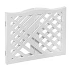 Alternate Image 2 for Etna Freestanding Wood Pet Gate 3-Panel Tri Fold Dog Fence - 48' Wide x 19' High - Black Geometric