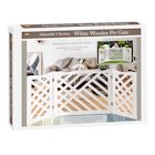Alternate Image 7 for Etna Freestanding Wood Pet Gate 3-Panel Tri Fold Dog Fence - 48' Wide x 19' High - Black Geometric