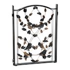 Alternate Image 3 for Etna 3 Panel Pet Gate - Trifold Metal Leaf Bird Dog Gate for Stairs, Freestanding Dog Gates, Lightweight Foldable Pet Gate for Small Dogs, Solid Wood Gates for Dogs Indoor, 53'W x 23.5'H