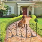 Alternate Image 6 for ETNA 3-Panel Foldable Dog Gate Freestanding Dog Gates for the House - Freestanding Pet Gate Metal Tri-Fold Tree of Life Dog Fence 53' W x 23 1/2' Tall