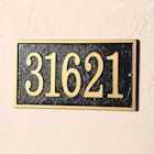 Alternate Image 3 for Personalized Rectangle House Number Plaque