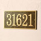 Alternate Image 2 for Personalized Rectangle House Number Plaque