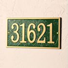 Alternate Image 1 for Personalized Rectangle House Number Plaque