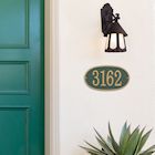 Alternate Image 6 for Personalized Oval House Number Plaque