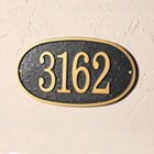 Product Image for Personalized Oval House Number Plaque