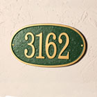 Alternate Image 3 for Personalized Oval House Number Plaque