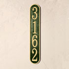 Alternate Image 3 for Personalized Vertical House Number Plaque