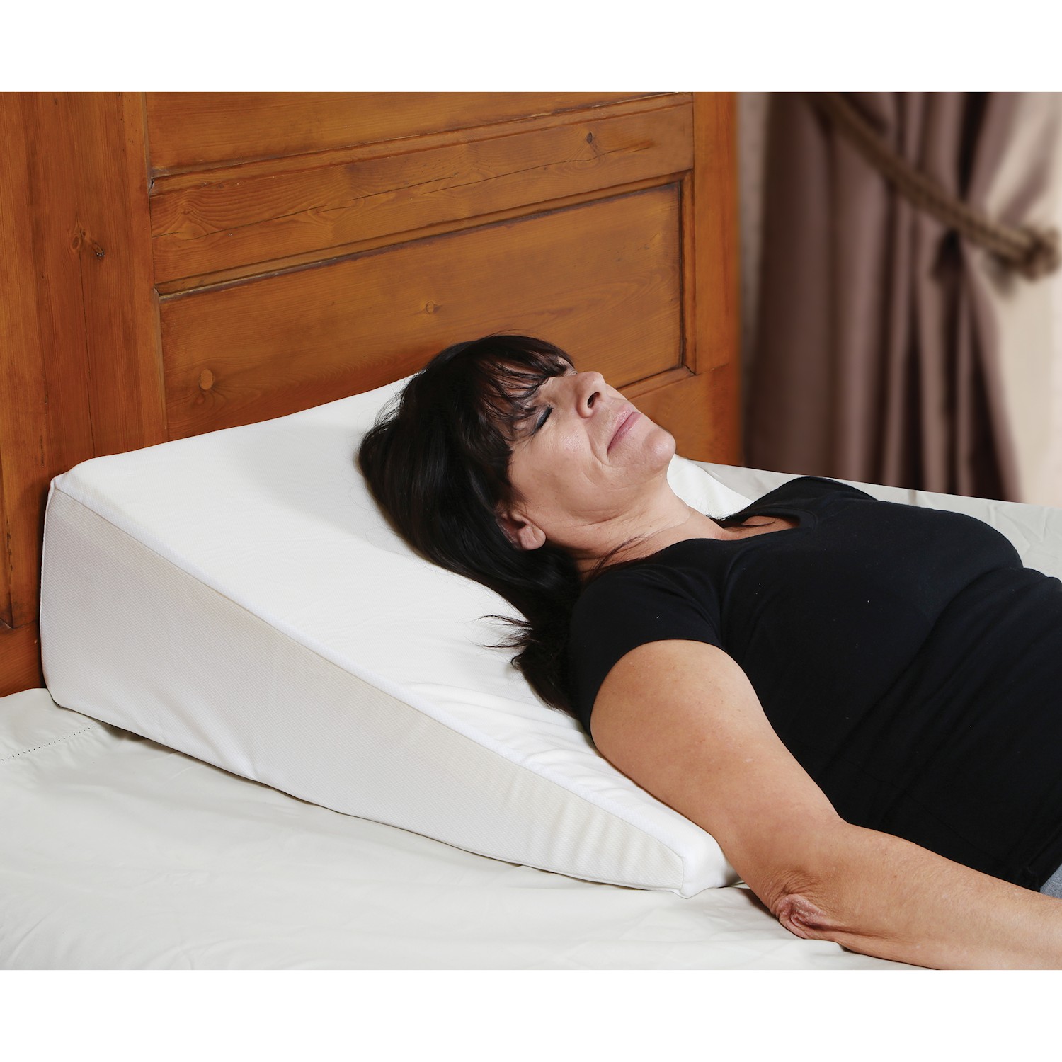 Support Plus Bed Wedge Memory Foam Pillow - Washable ...